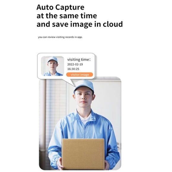 LOW START!! NIB Smart Wireless Remote Video Doorbell - Picture 5 of 8